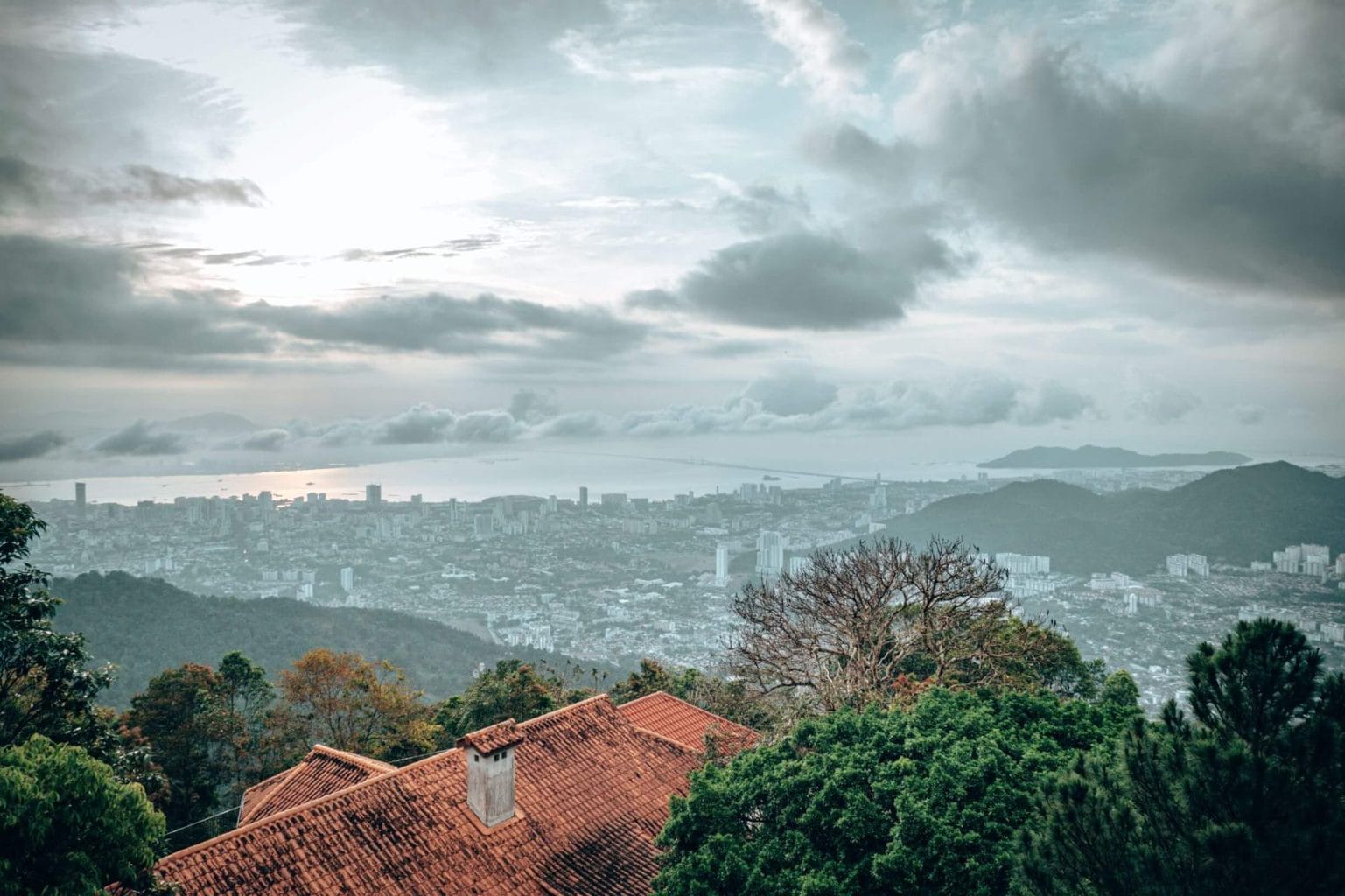 The view from Penang Hill, George Town