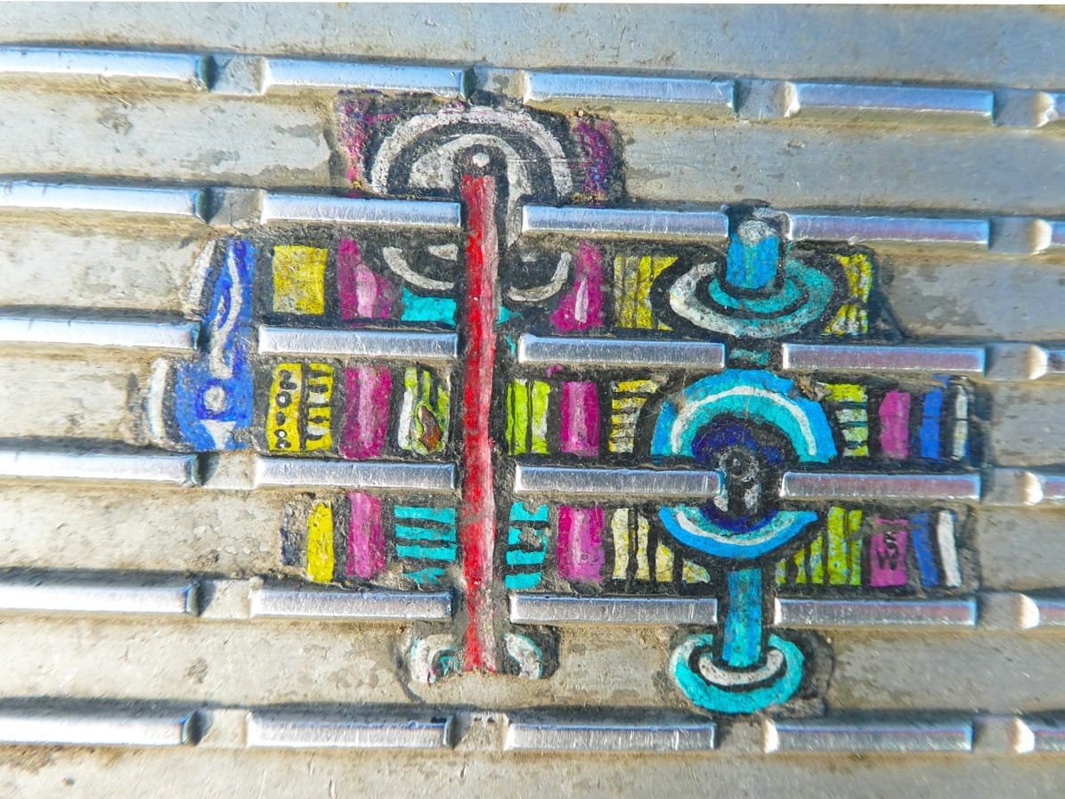 Hidden Gems in London - Millennium Bridge paintings