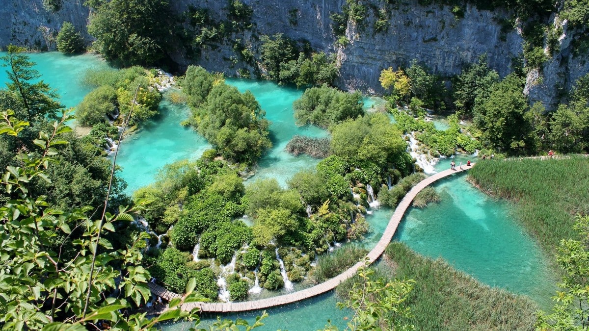 Plitvice Lakes National Park, a day trip from Split